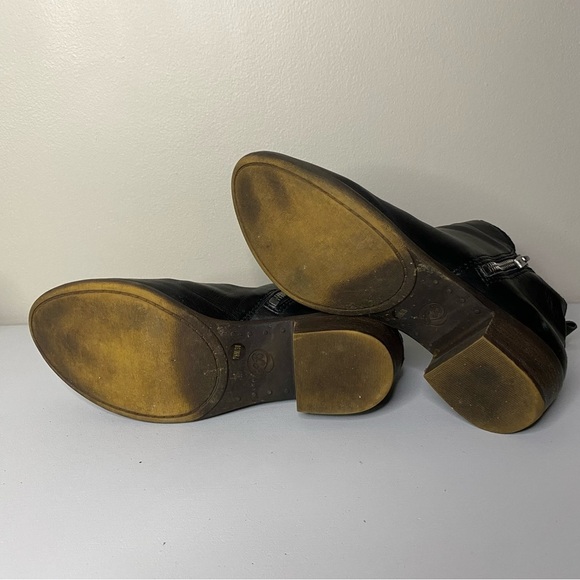 Lucky Brand Basel ankle boot black leather size 7.5 - Picture 5 of 9